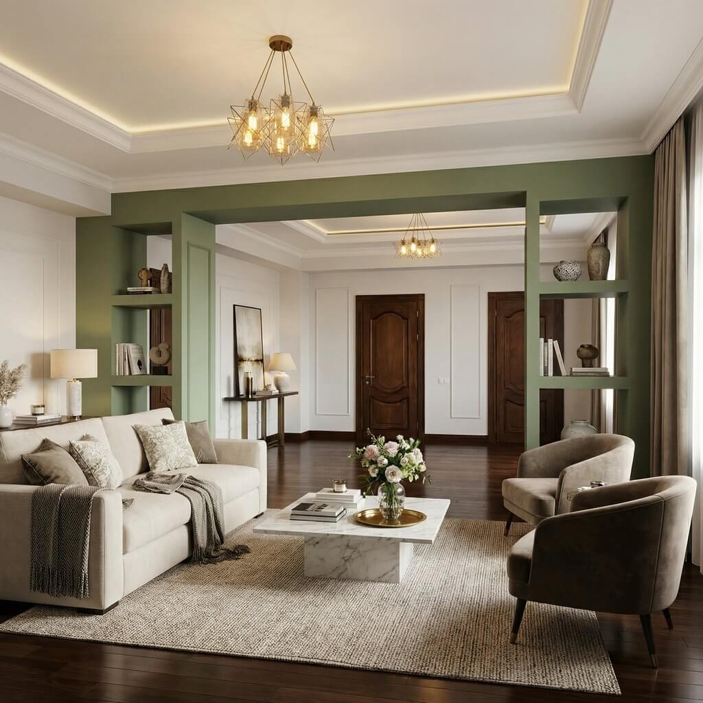 Современная гостинная renovation in Центр города